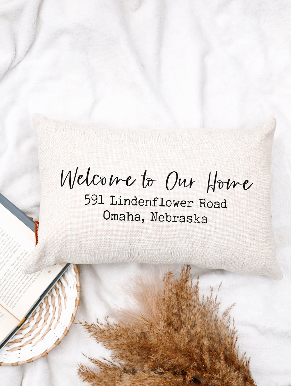 Welcome home fashion pillow