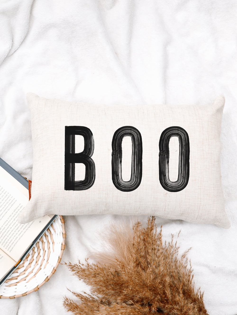 Halloween Pillow Halloween Boo Pillow Halloween Decor Fall Pillow