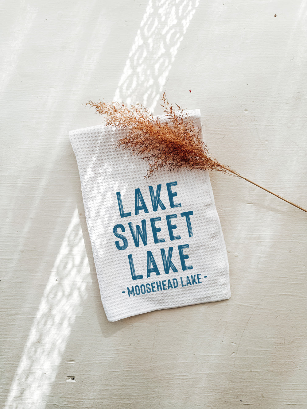 Lake Sweet Lake Custom Tea Towel