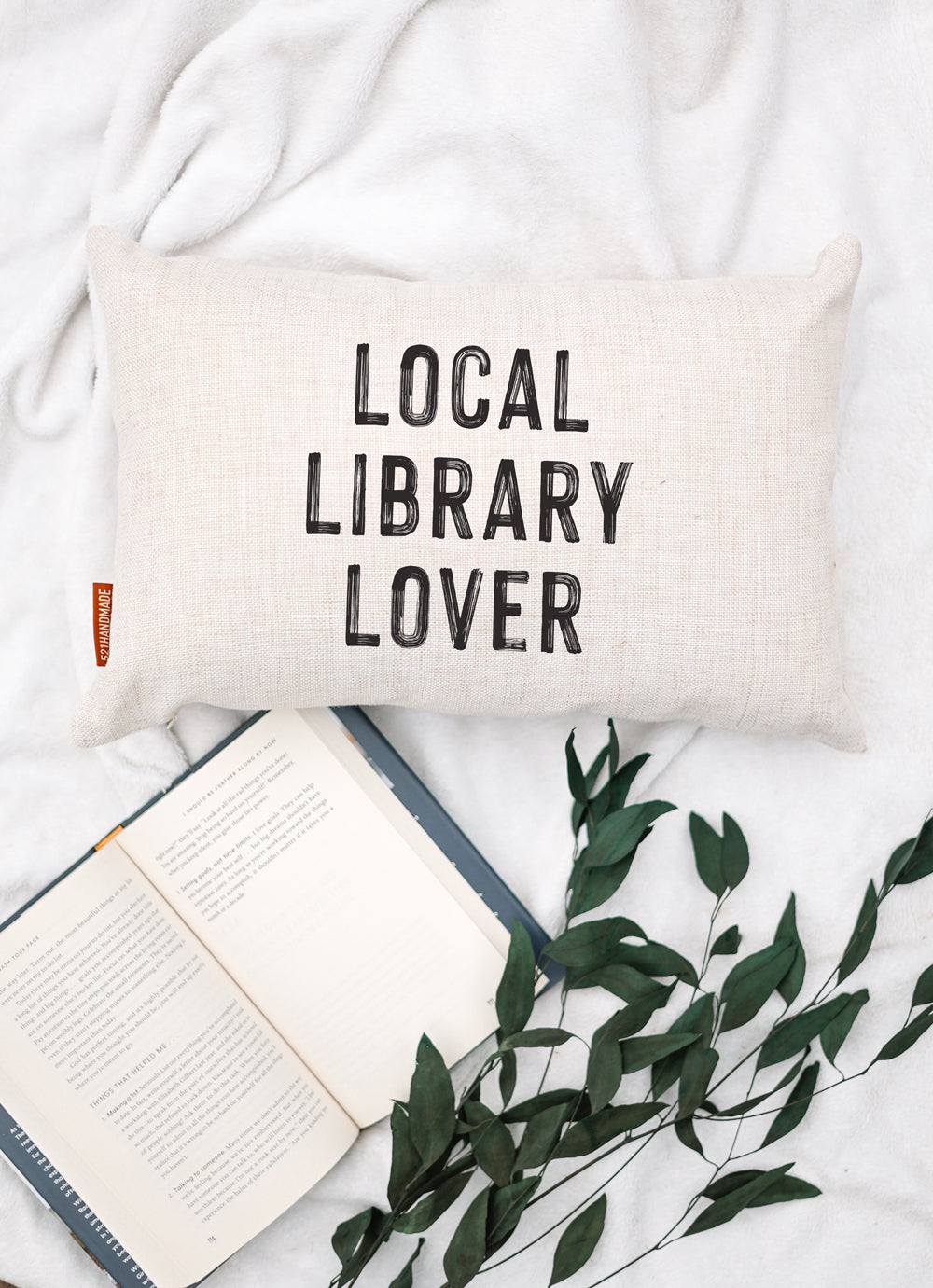 Book Pillow - Local Library Lover