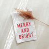 Merry And Bright Kitchen Towel in Red