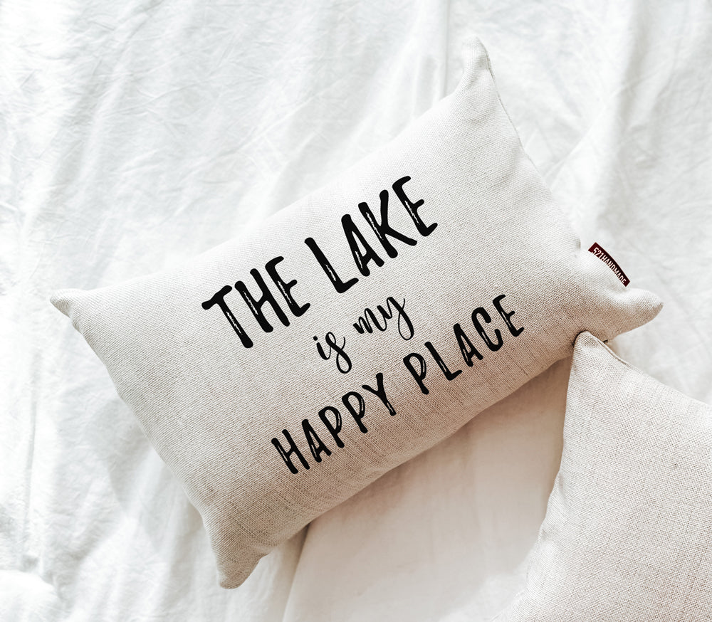 Home is my shop happy place pillow